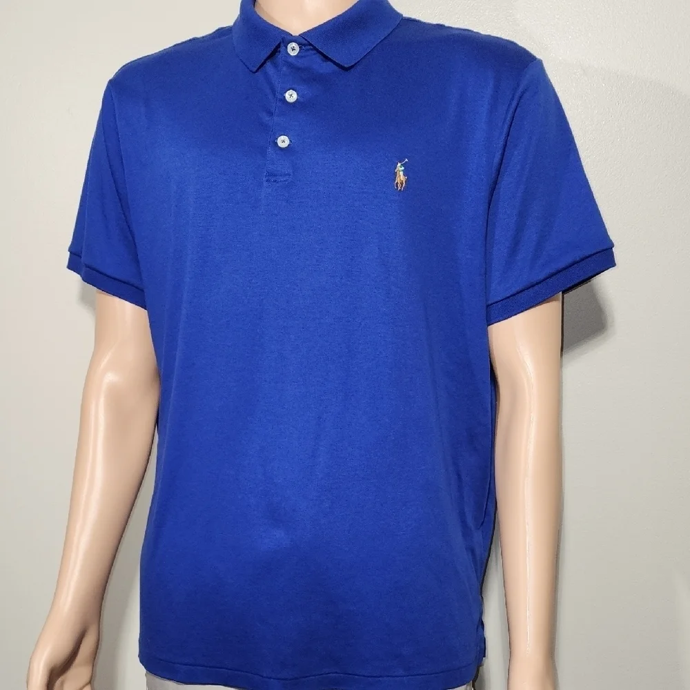Polo by Ralph Lauren Men's Royal Blue Polo Shirt